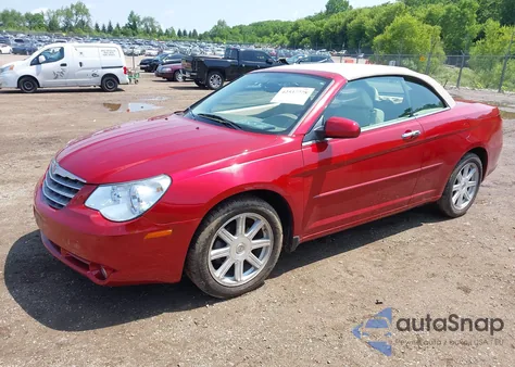 2008 Chrysler Sebring Limited z USA, uszkodzony, nr VIN 1C3LC65M78N630927